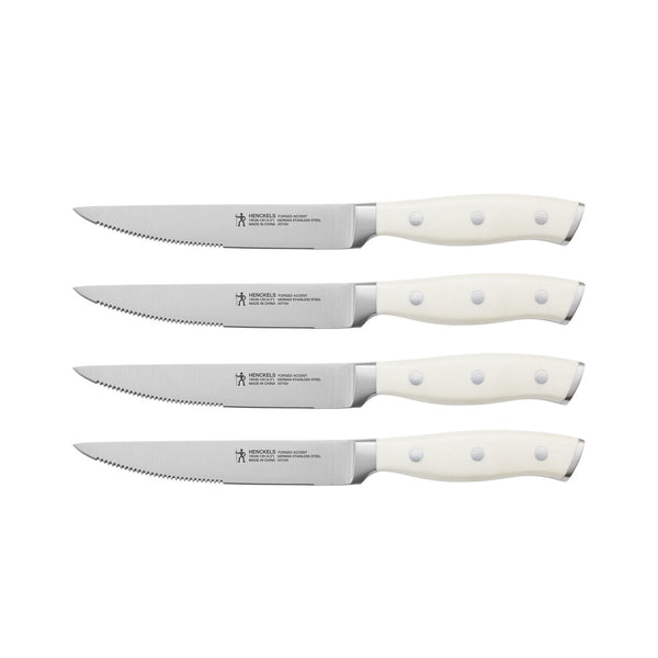 Henckel Accent White Set of 4 Steak Knives
